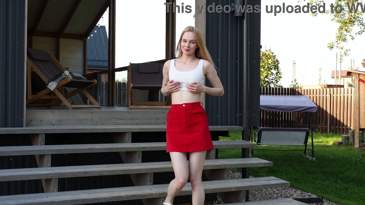 Blonde solo masturbation with fingers