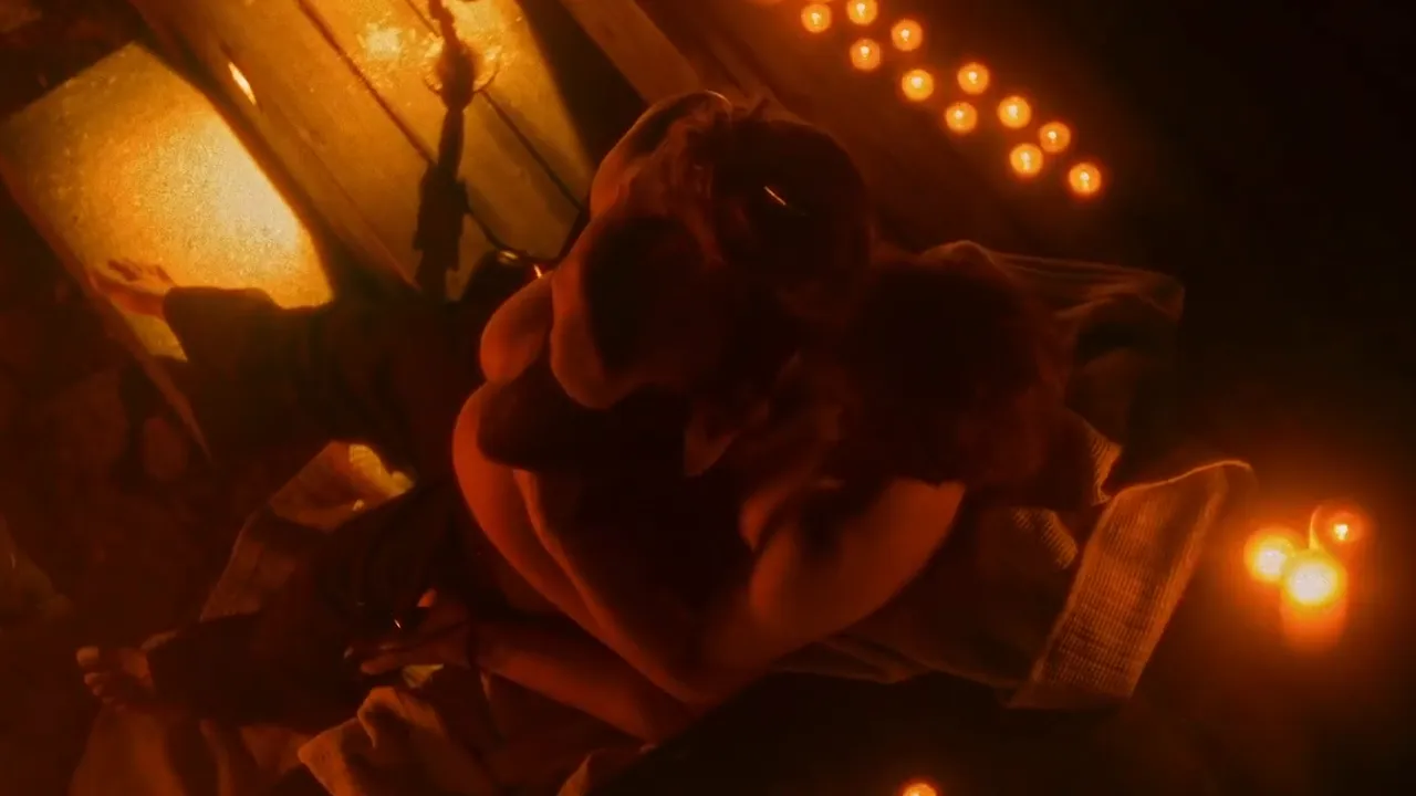 Anna Ralphs gives a romantic deepthroat blowjob ending in a facial