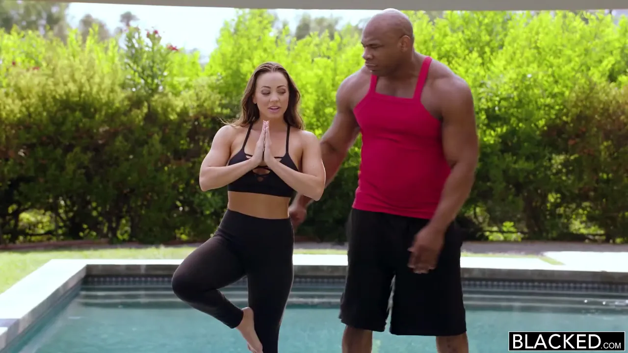 Yoga instructor Abigail Mac gets her big tits and tight pussy drilled after workout