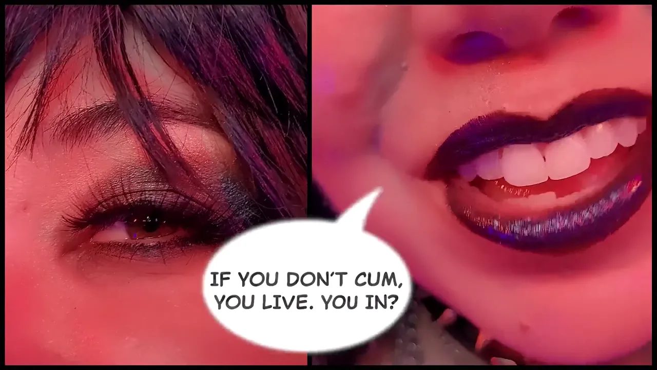 Curvy Little Puck cosplays as Lady Death for solo masturbation video with big tits and