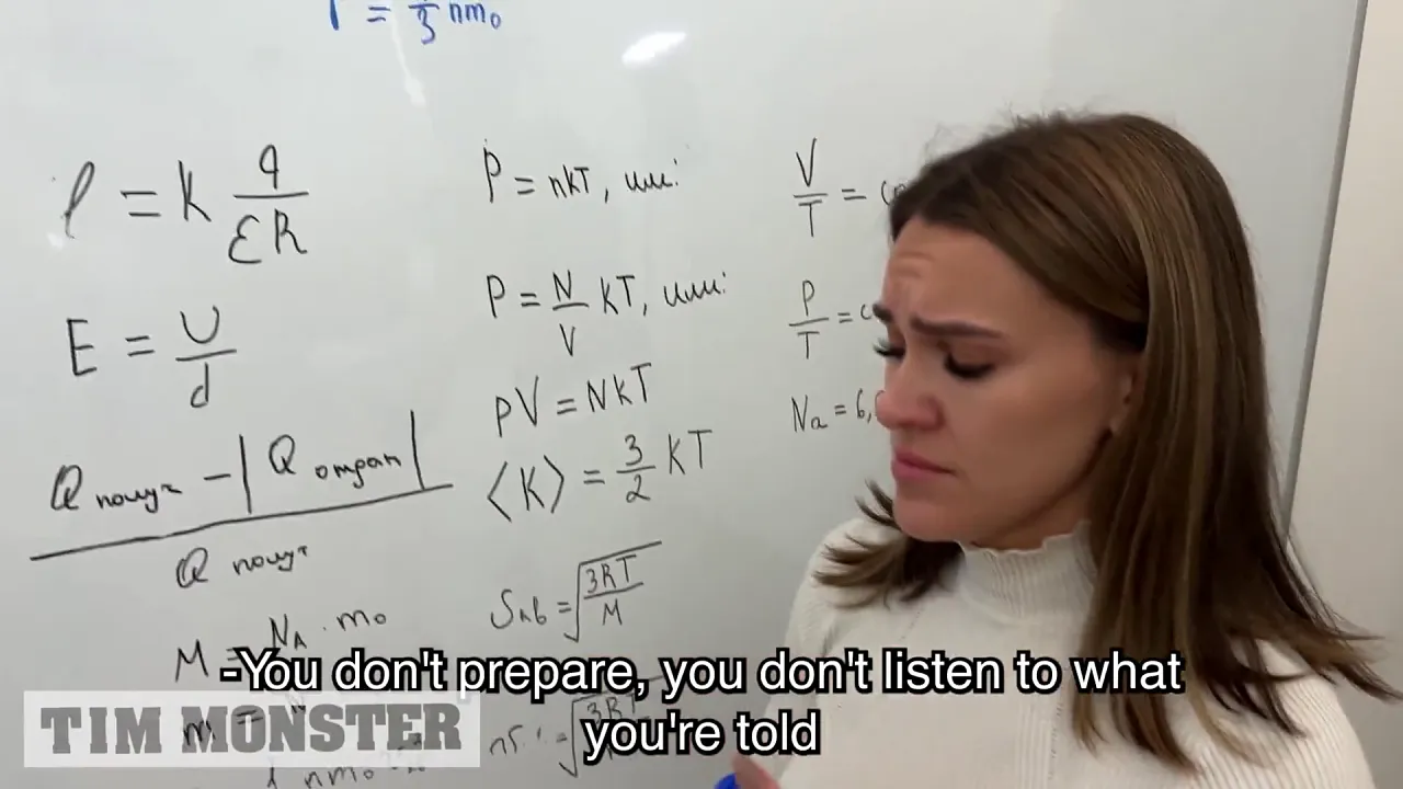 Petite teacher with big tits gives blowjob and gets creampied by her student