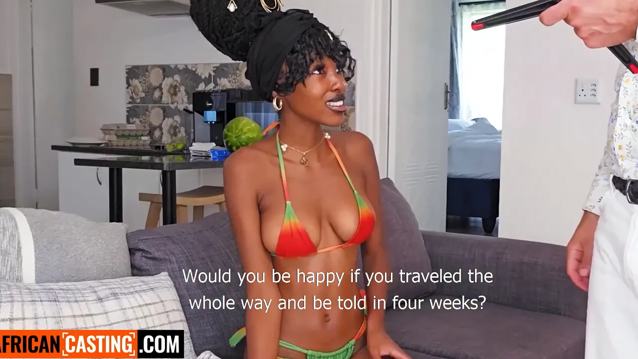 Afrikan amateur Steven Hard passes her first porn casting with big cock and hardcore sex