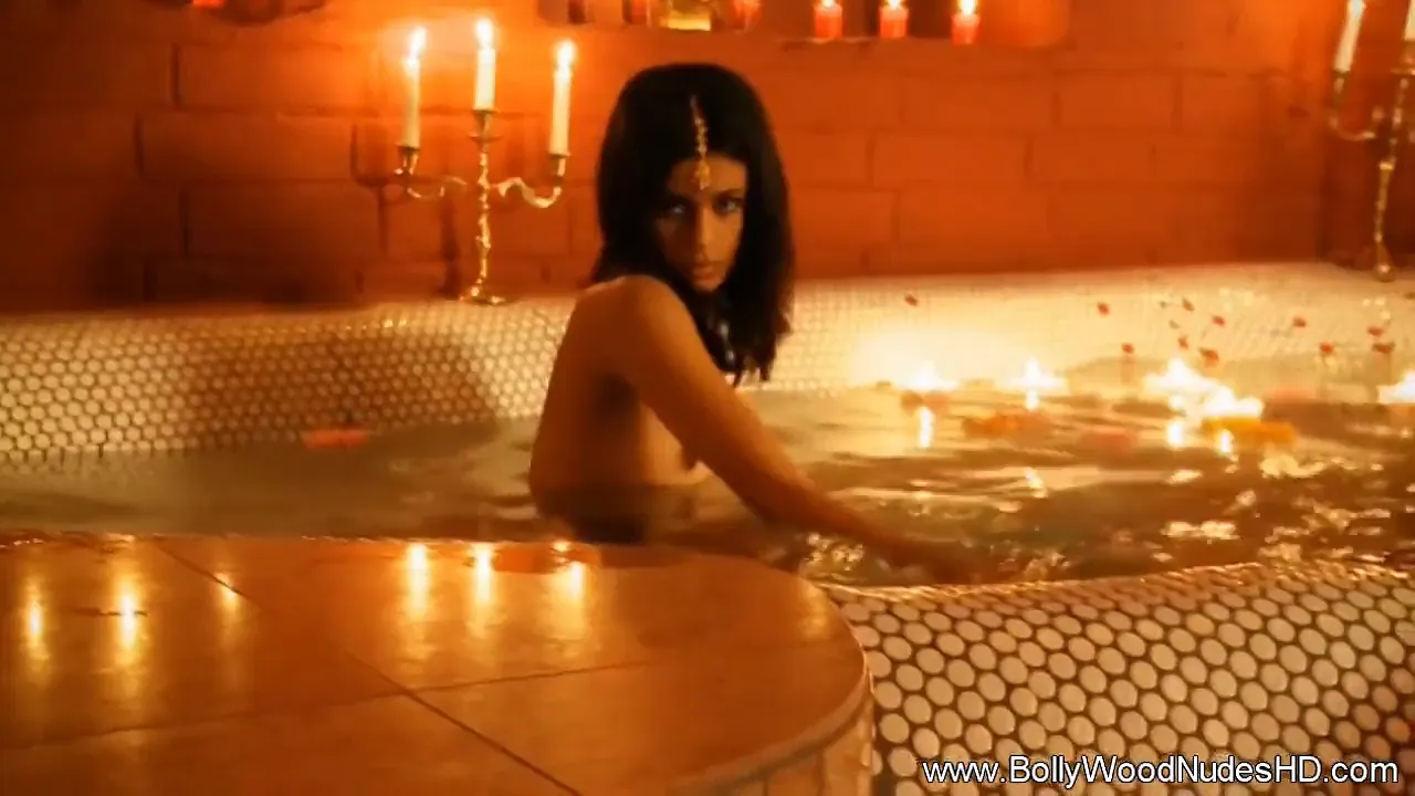 Beautiful Indian solo dance and strip tease