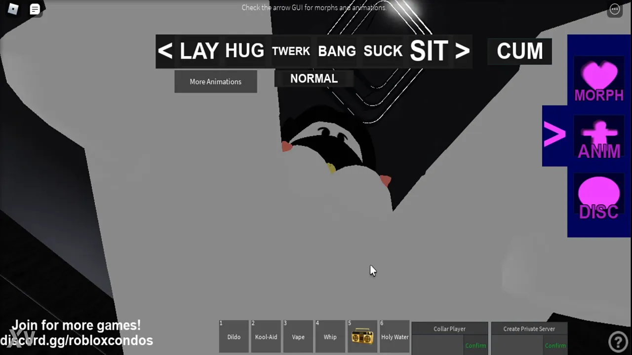 Girl poses and gets fucked doggystyle in low quality Roblox video