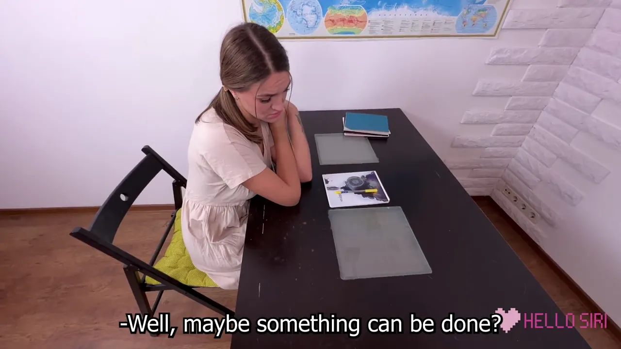 Teacher gives petite student a creampie after hardcore blowjob
