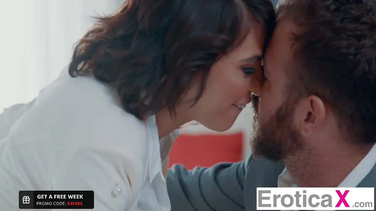 Brunette beauty Adriana Chechik gets a hardcore blowjob and sex from a stranger