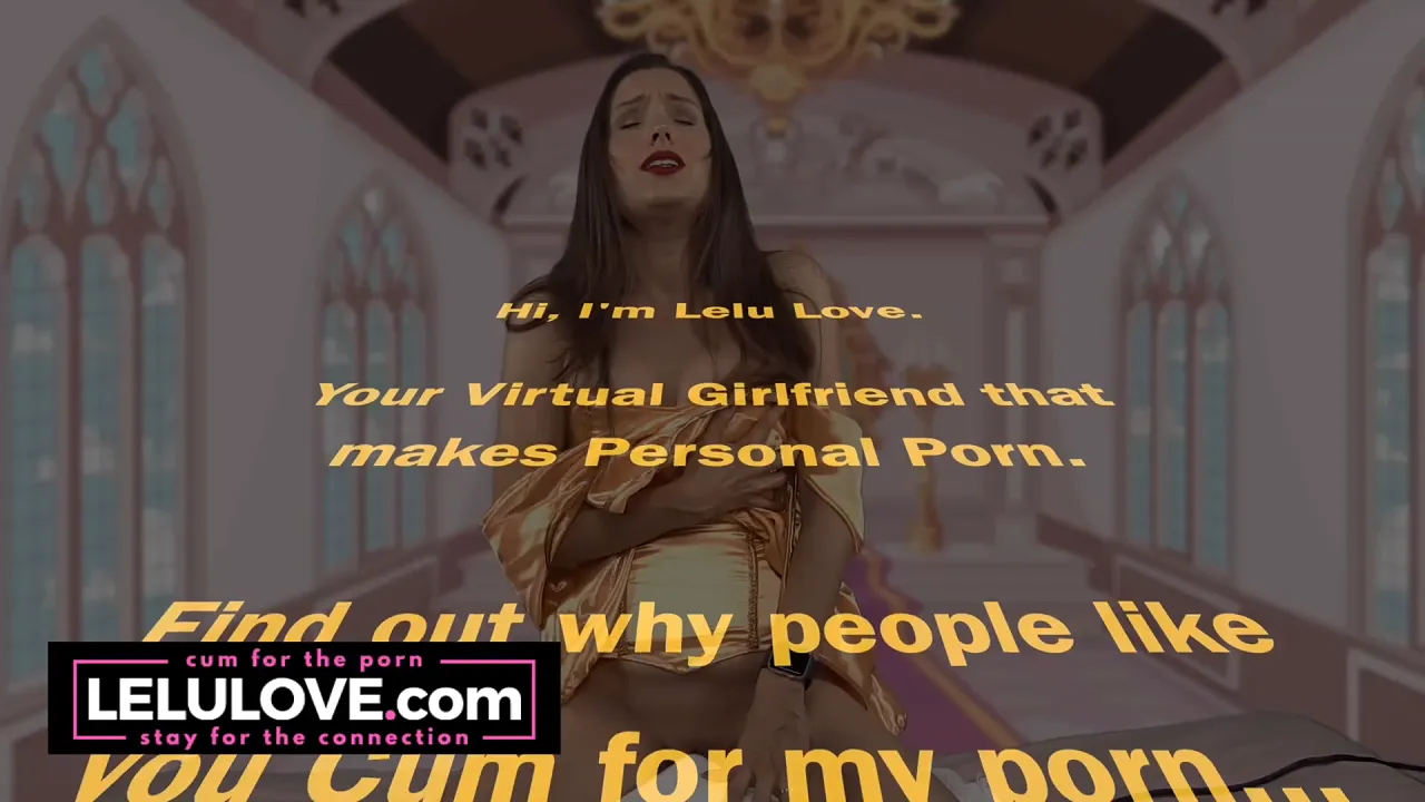 Brunette Lelu Love masturbates in a cosplay princess castle, reaches 2 Sybian orgasms