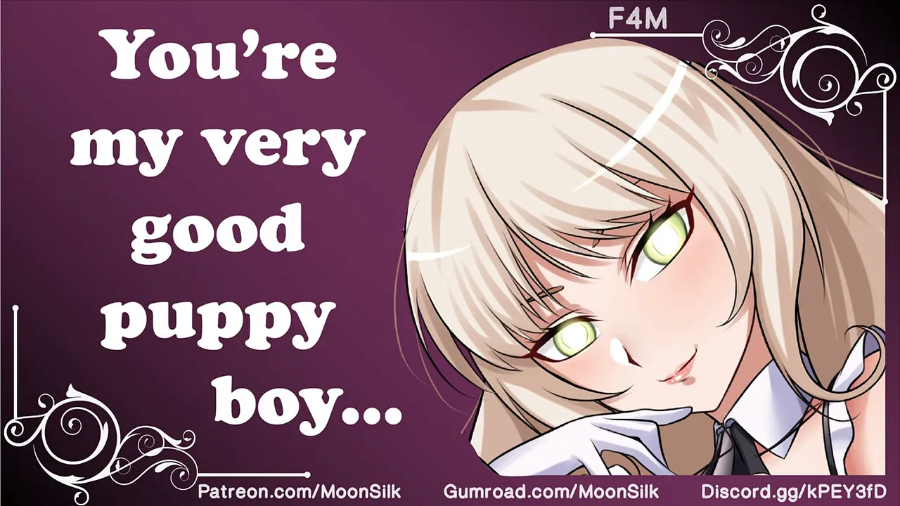 Young dominant girlfriend cuddles and praises her good boy