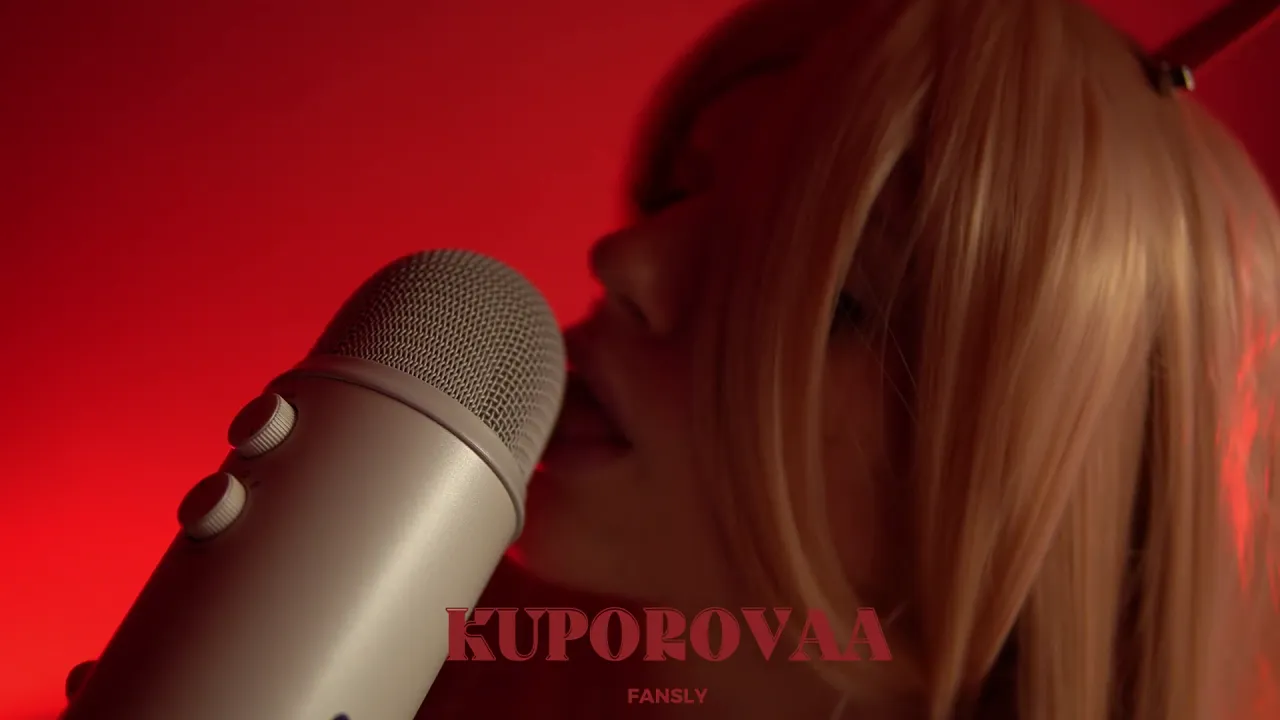 Cosplaying anime girl Kuporovaa Krupa gets her ass licked in ASMR hentai