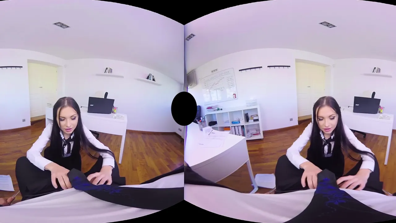 Virtual reality secretary gets her anal and tits enhanced in a 3D CGI glamour shoot