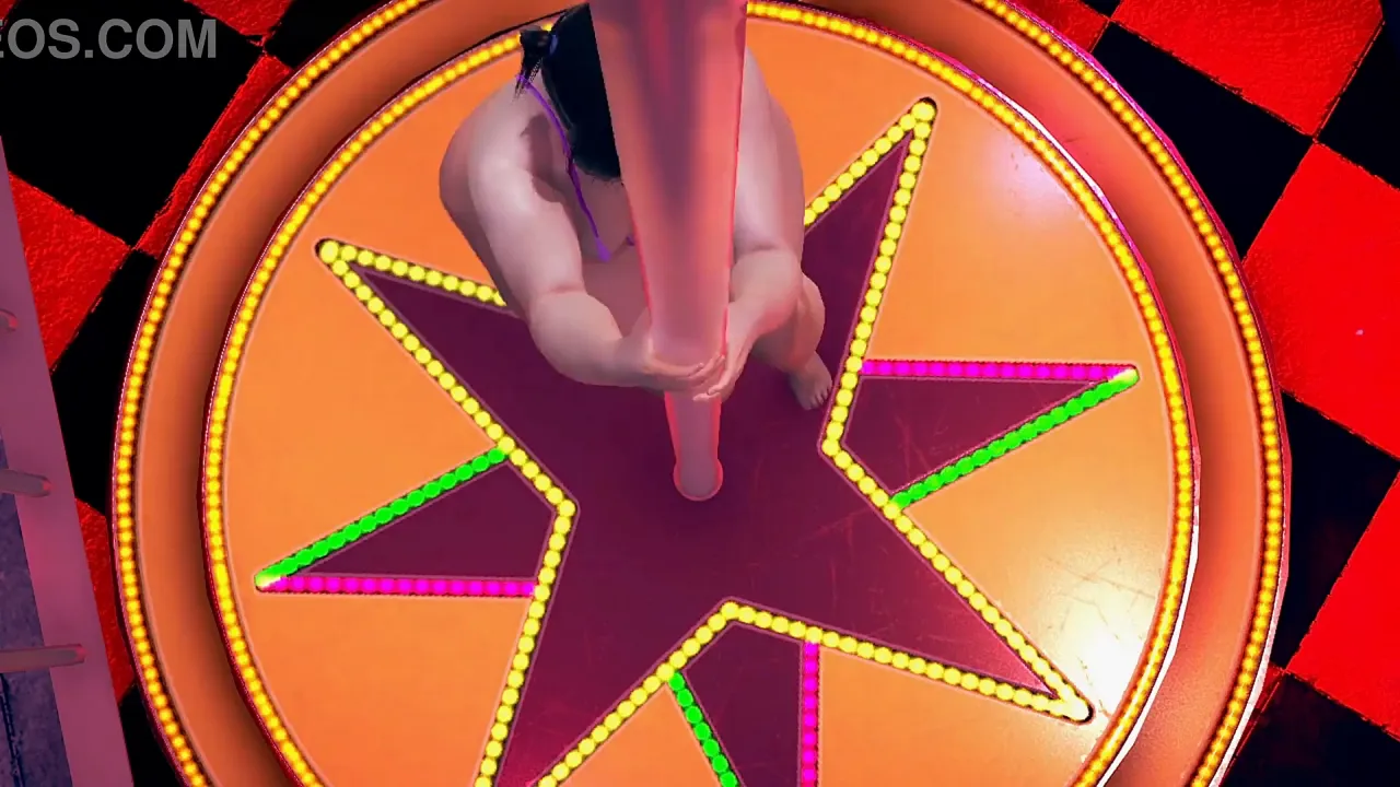 Curvy stripper shows off her big ass and strip skills on the pole