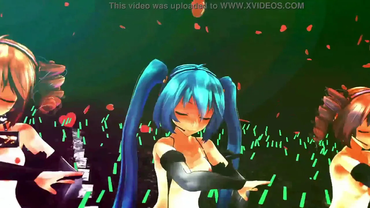 Anime naked girl MMD dance animation