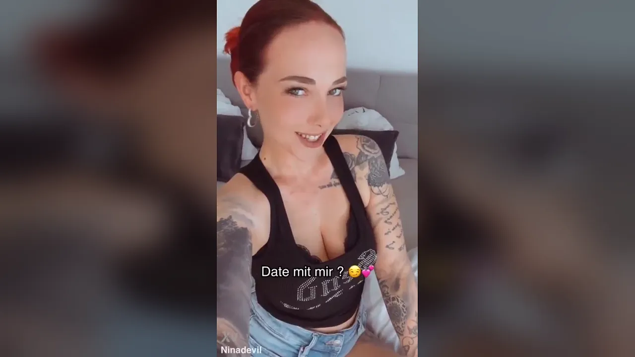 Girl model has fun with two other girls