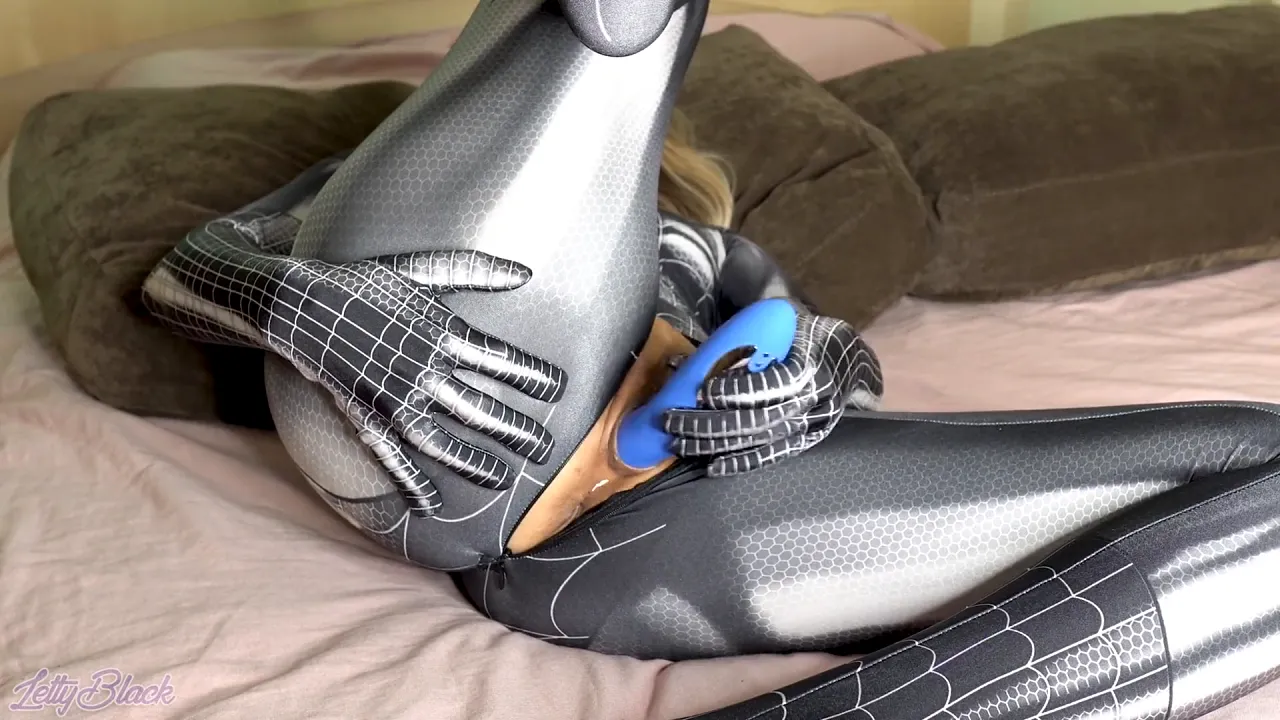 Petite cosplay solo masturbation leads to intense orgasm