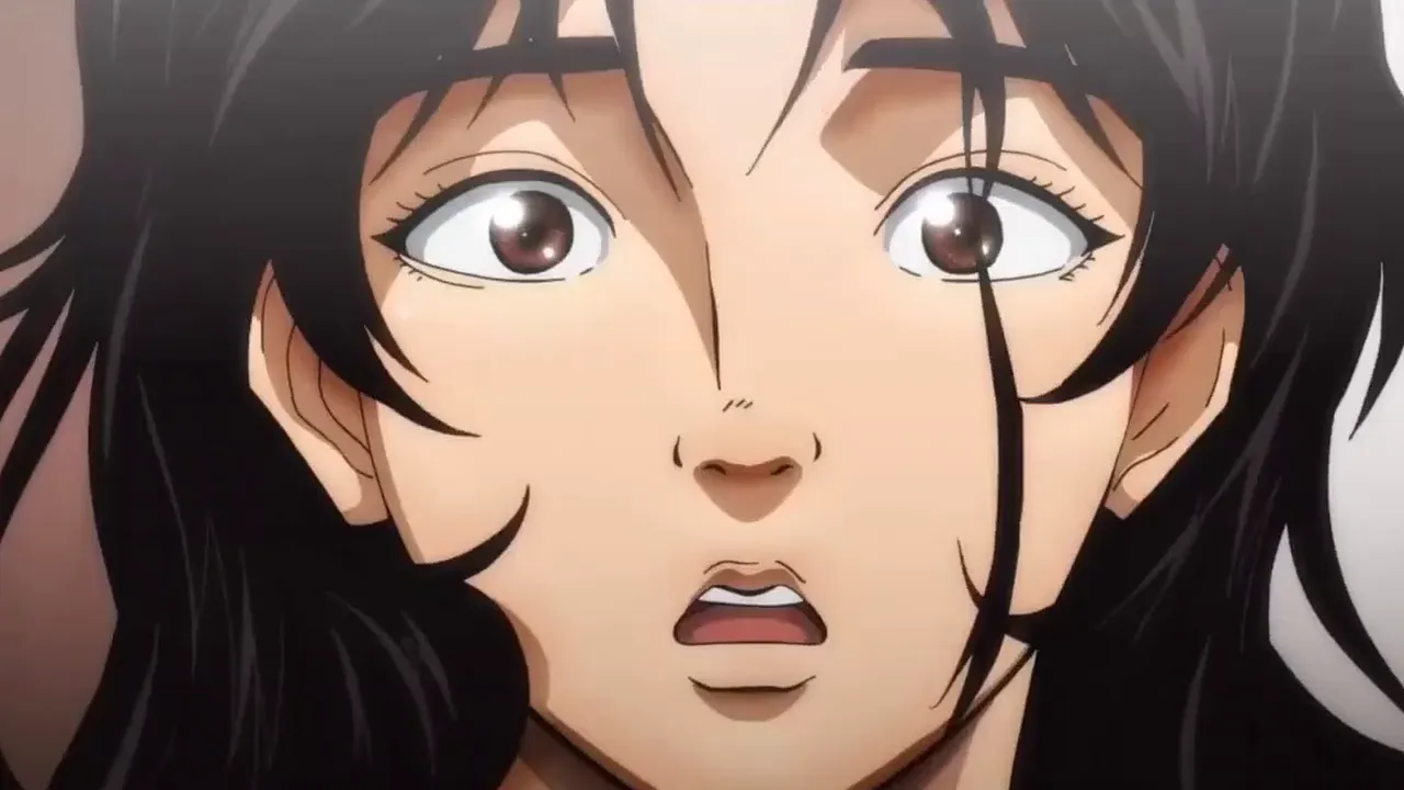 Hentai cartoon of Baki Hanma fucking a perfect animated slut
