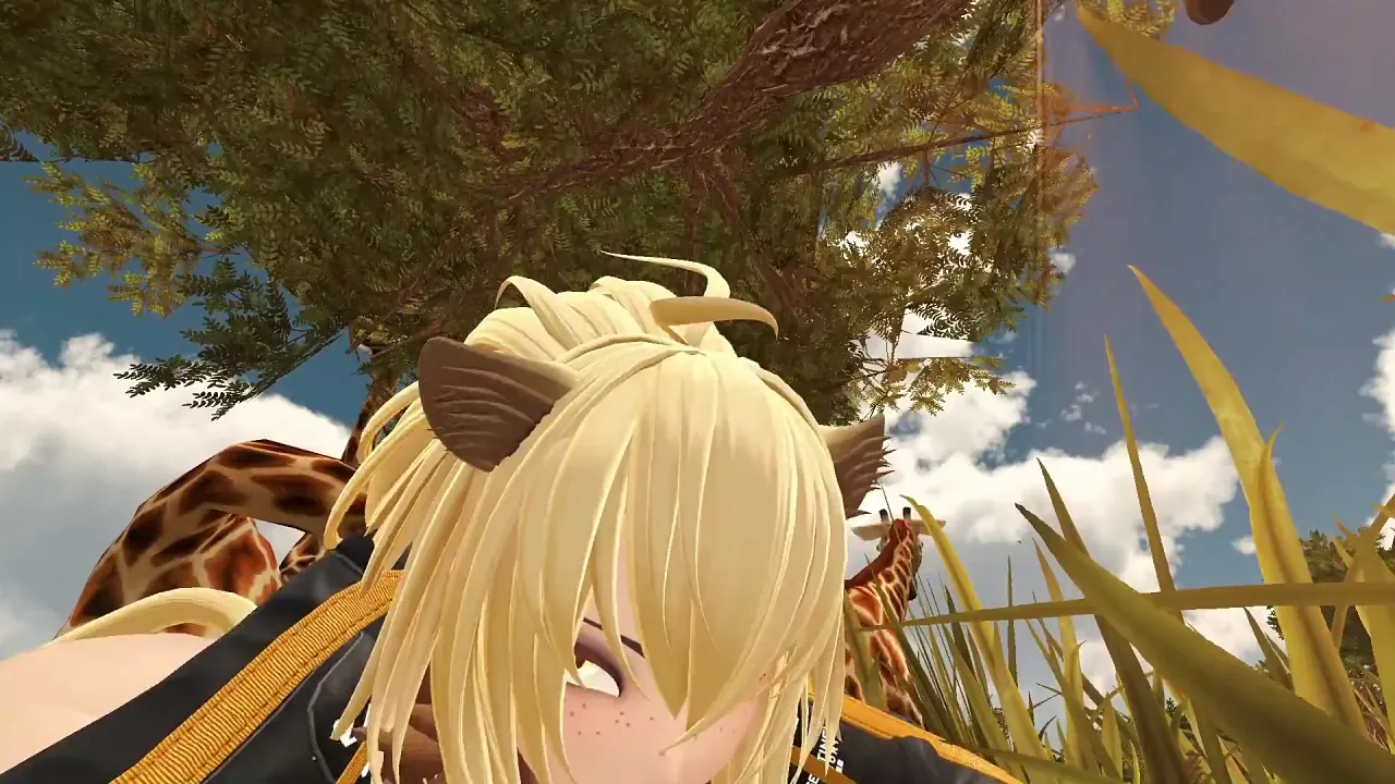 Solo female uses roleplay and face sitting in VR ASMR