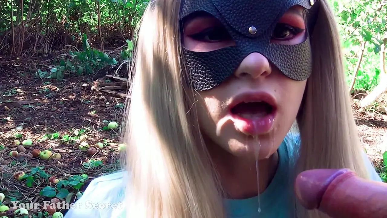Blonde blowjob facial video