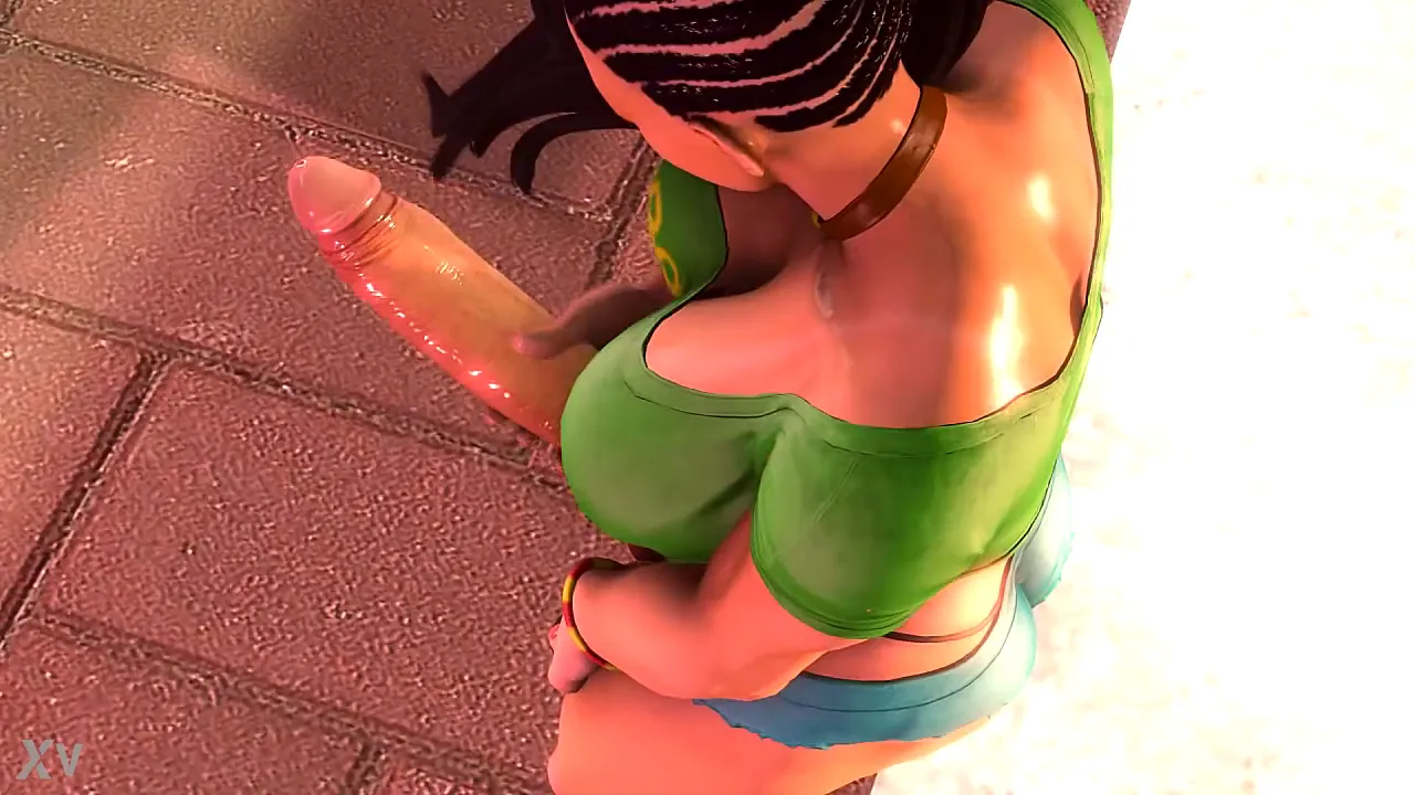 Laura the futanari wanks herself with a toy in 3D hentai