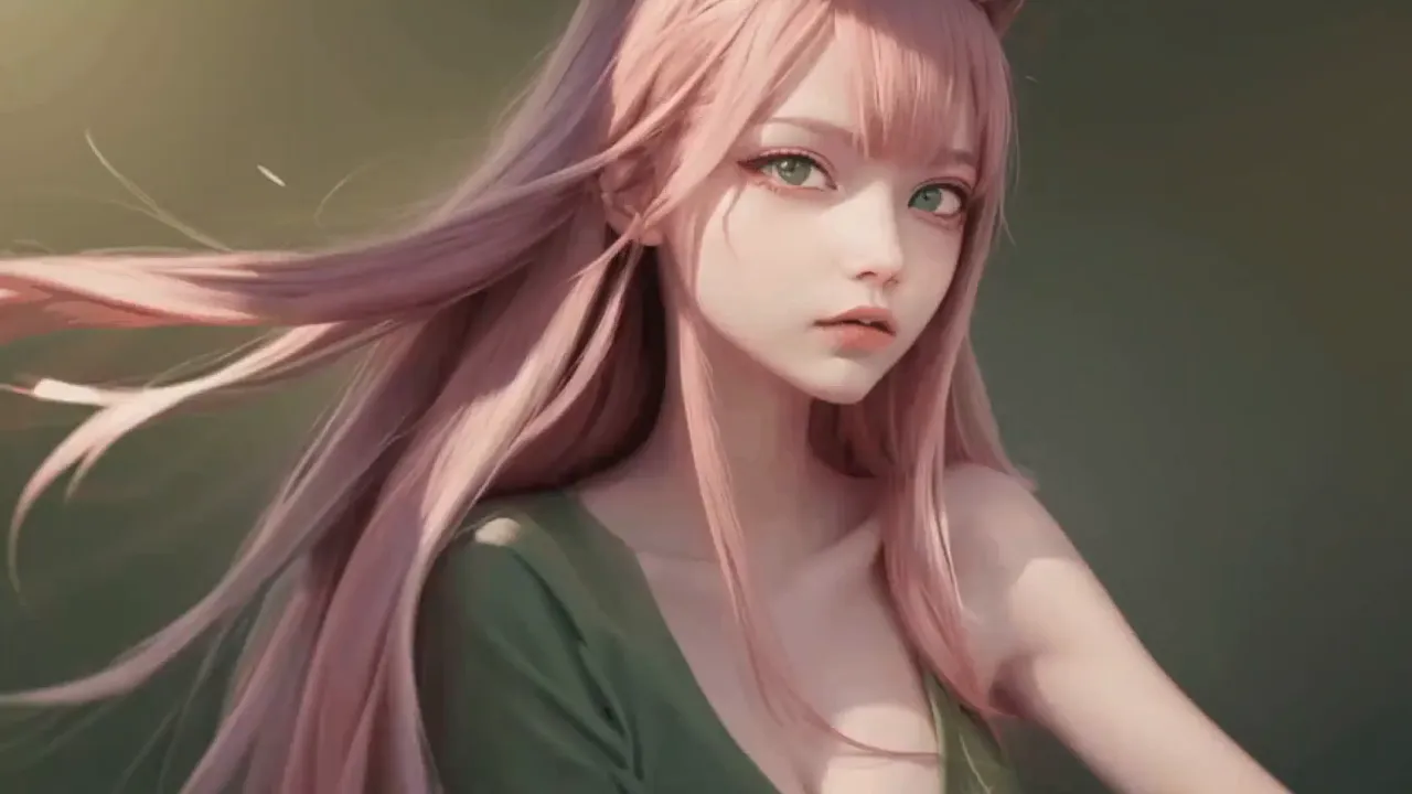 AI-generated Zero Two from DARLING in the FRANXX gets facial with her big tits
