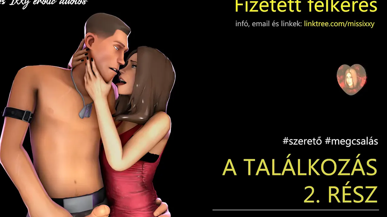 Hungarian audio of a woman moaning and having sex with her lover