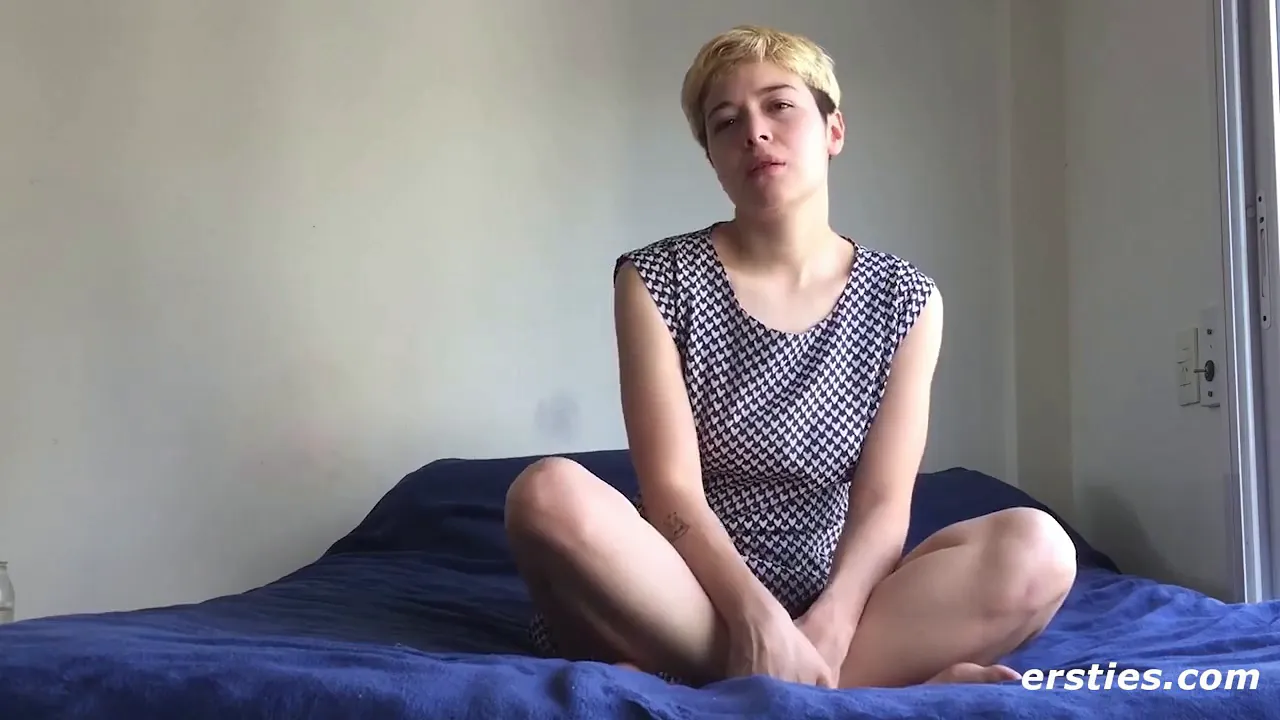 Solo German babe plays with toys during masturbation session