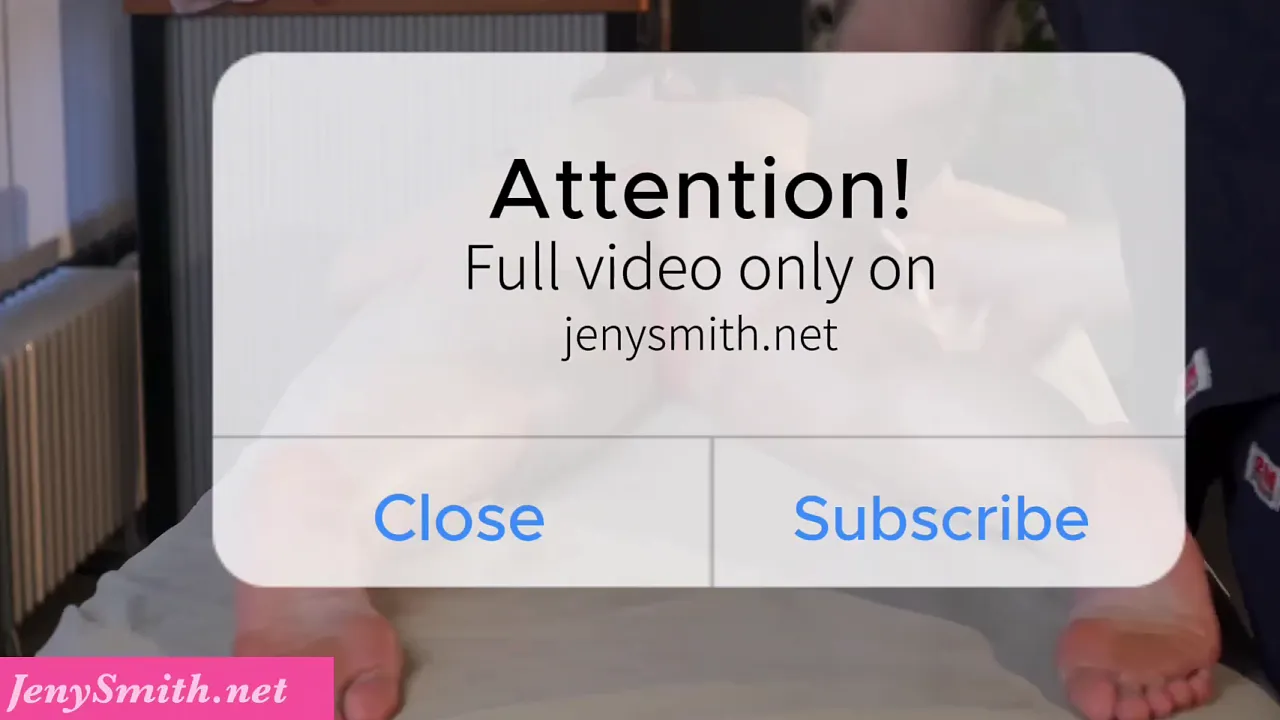 Massage specialist oils up Jeny Smith's big juicy bubble butt and boobs