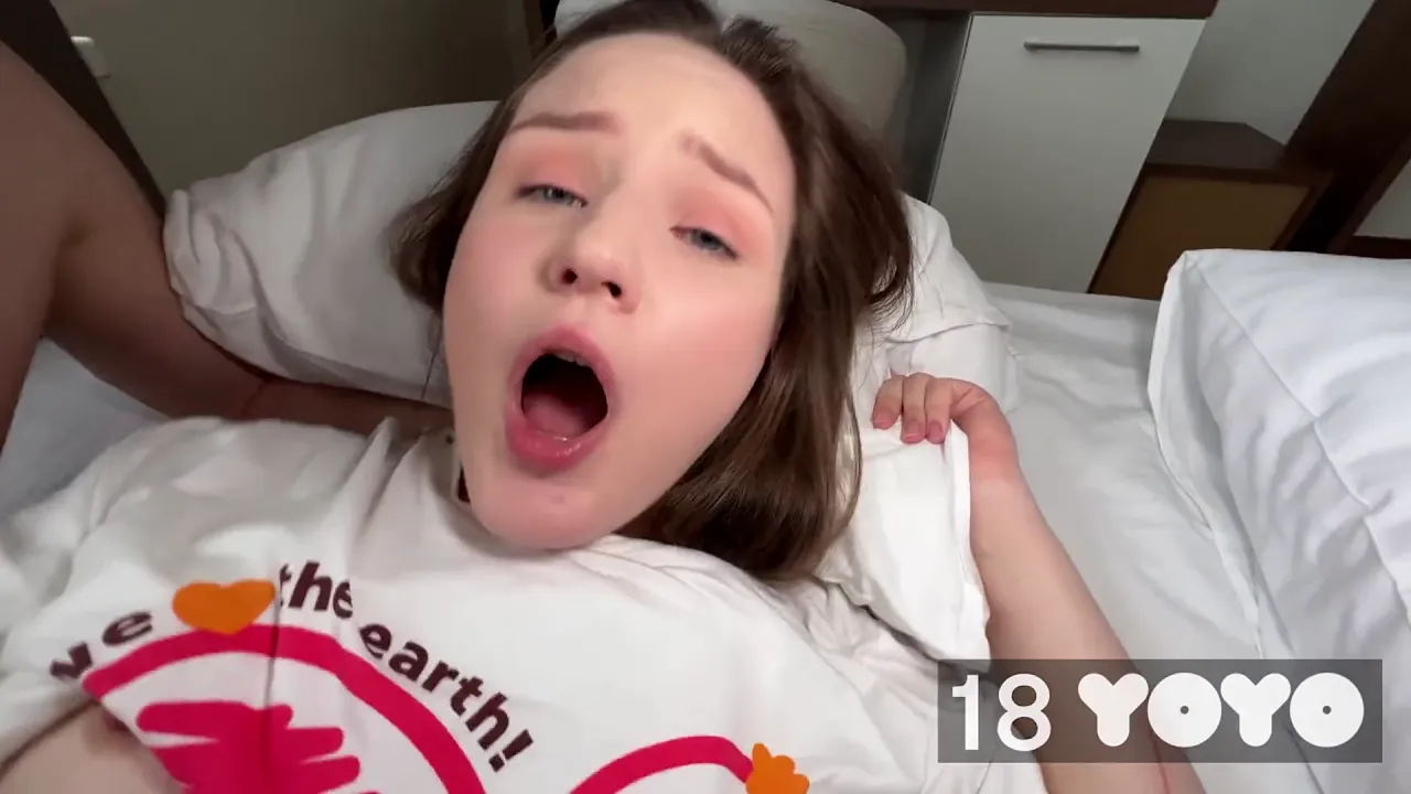 Petite girl gets a big cock creampie after hardcore sex