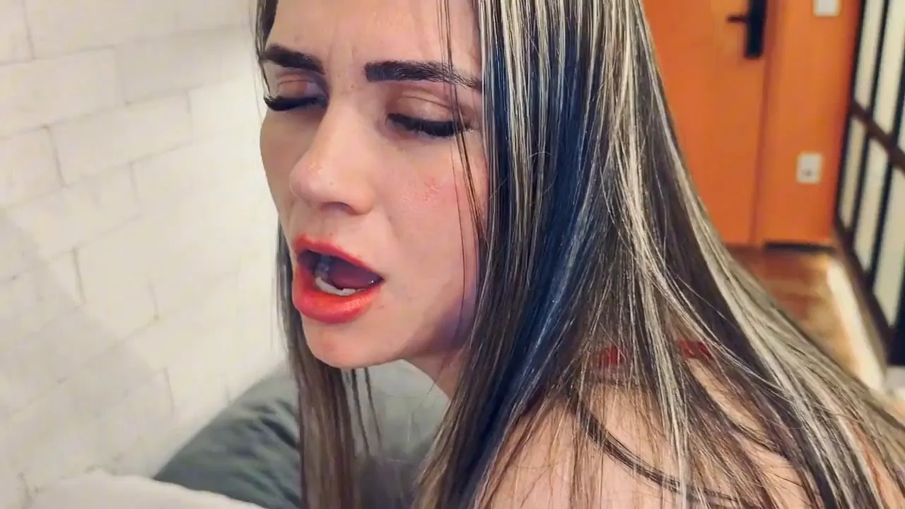 Curvy Brazilian MILF in red lingerie gets wrecked by huge black stud