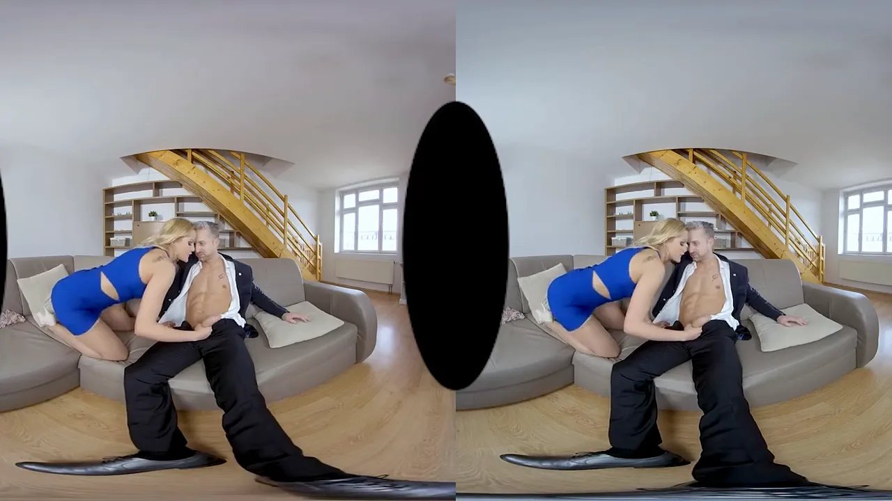 Blonde babe Cherry Kiss fucks her date face down ass up on their first date