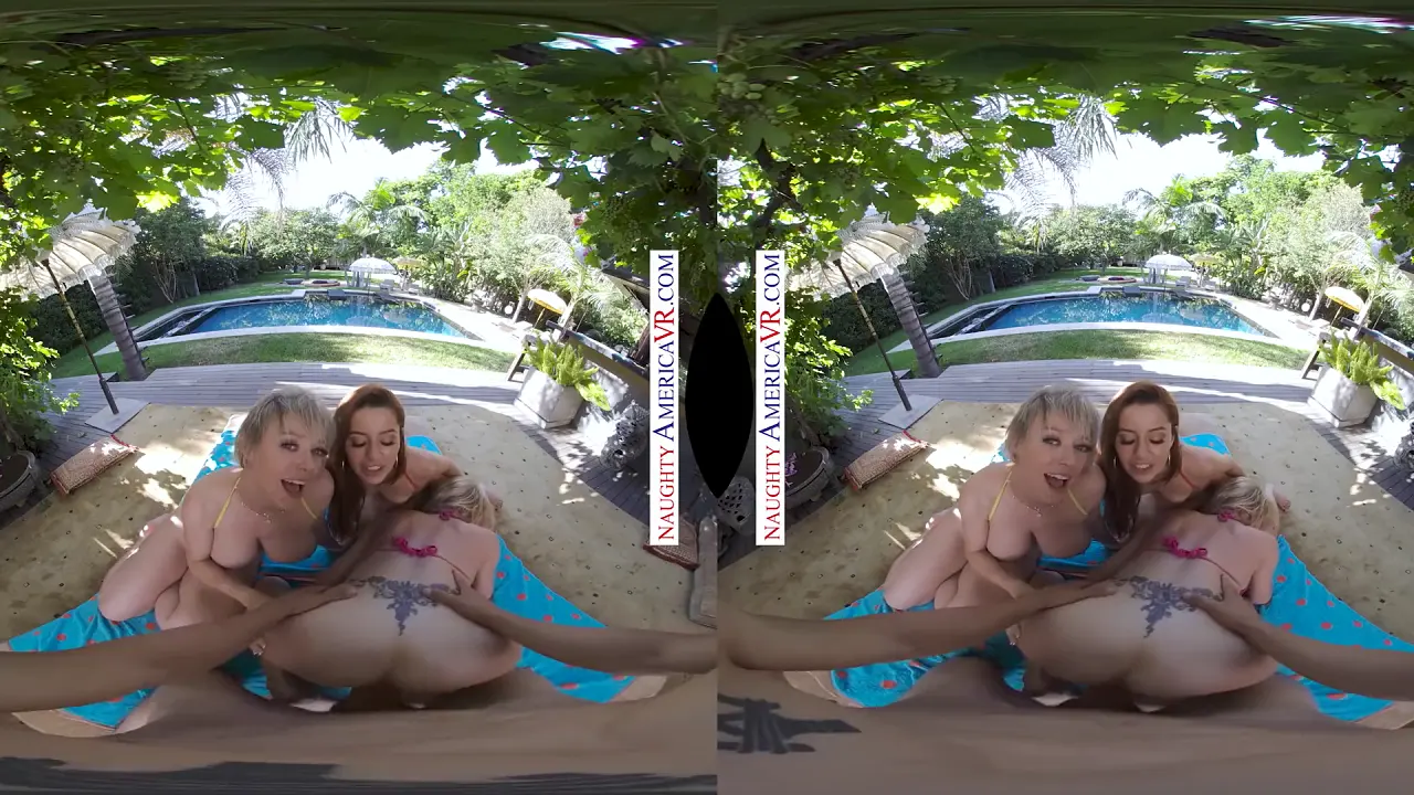 MILF America gets a surprise foursome at her birthday party