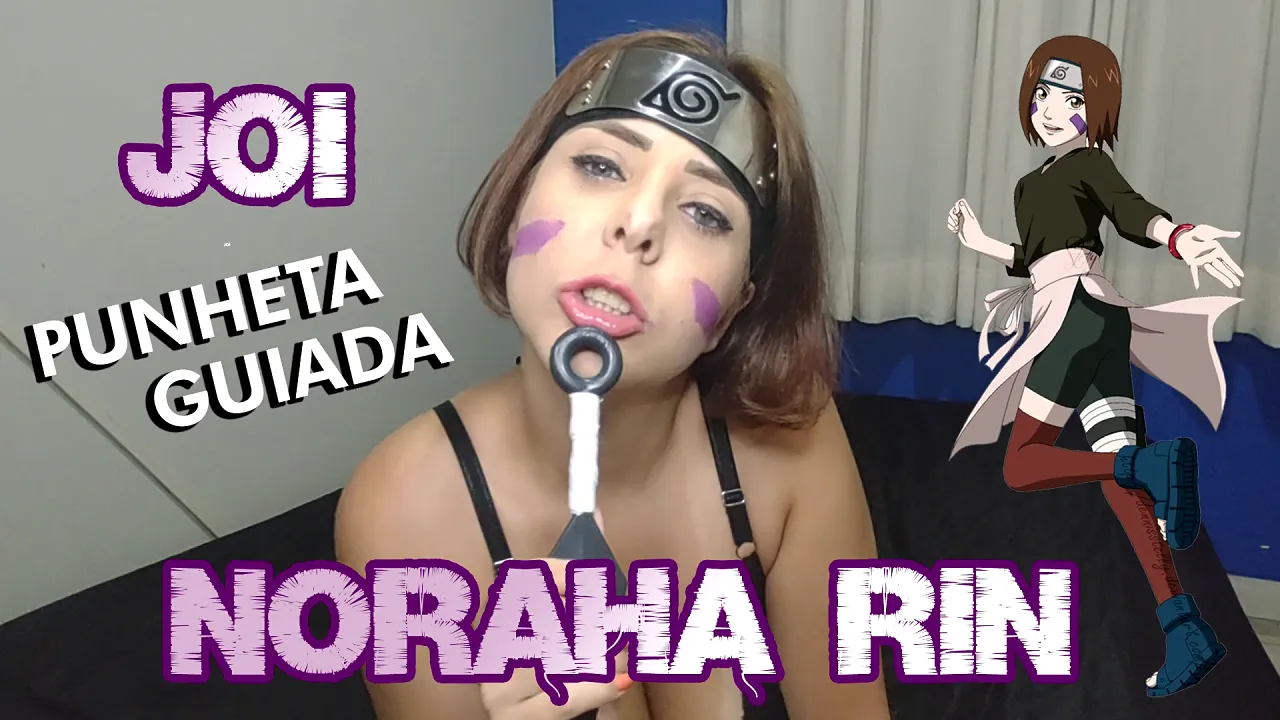 ASMR solo masturbation with big tits and ass while cosplaying Naruto