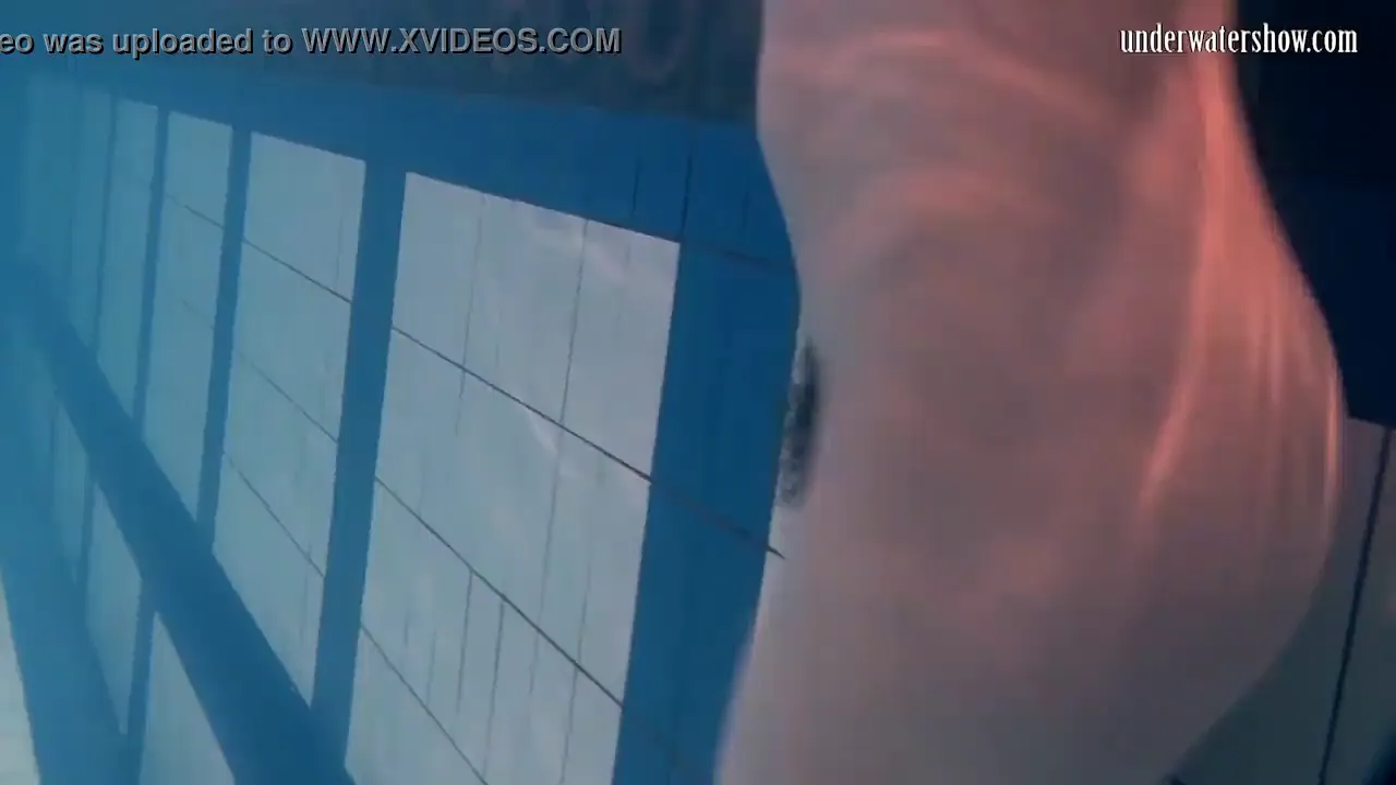 Russian model Ivetta Surikova shows off her hairy pussy at the swimming pool