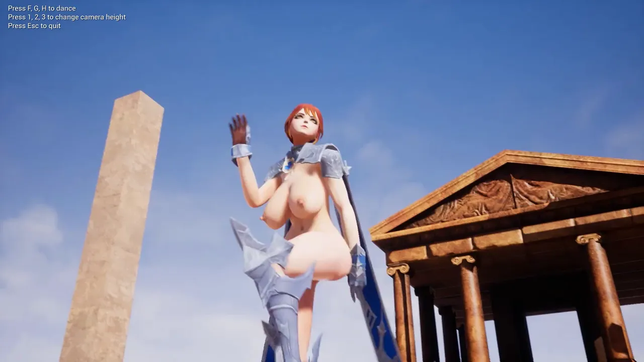 Aria model dances and shows off her big ass and tits in a test video
