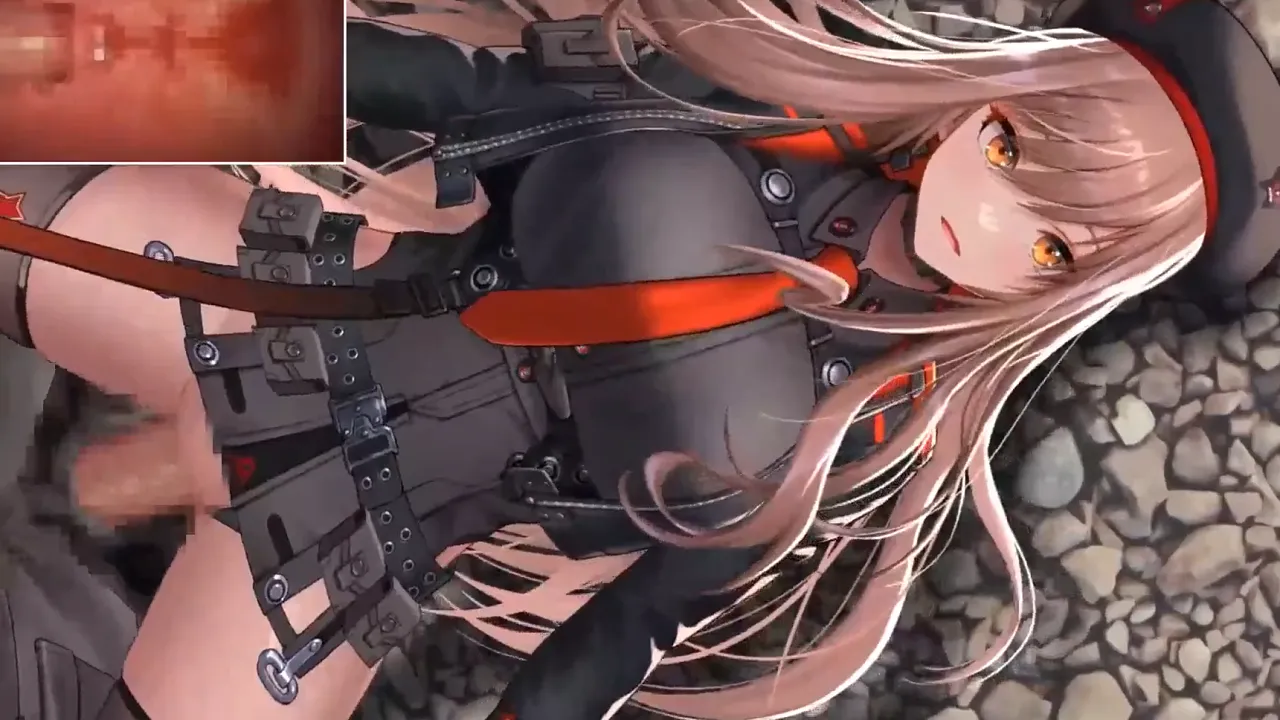 Cute anime girl gets fucked hard by a big cock in 2D hentai