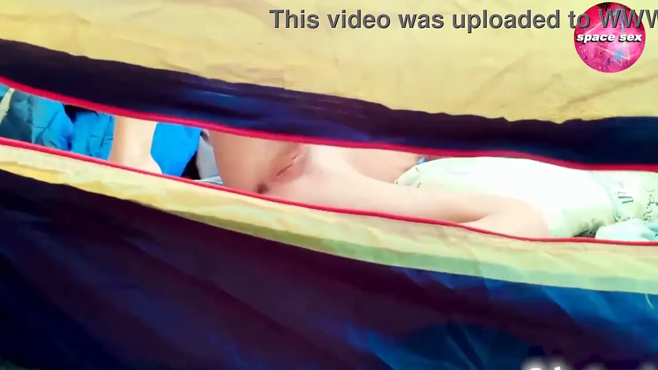 Camping girl secretly films herself solo masturbating