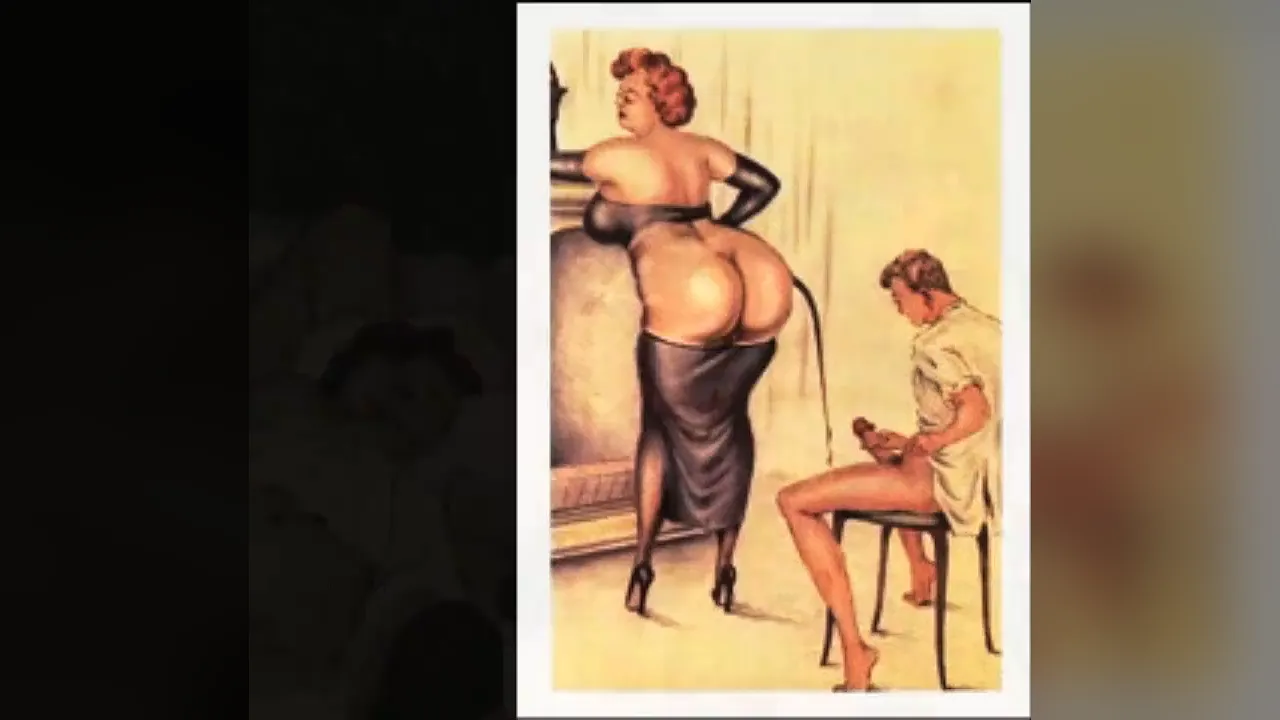 Cartoon drawings hairy video