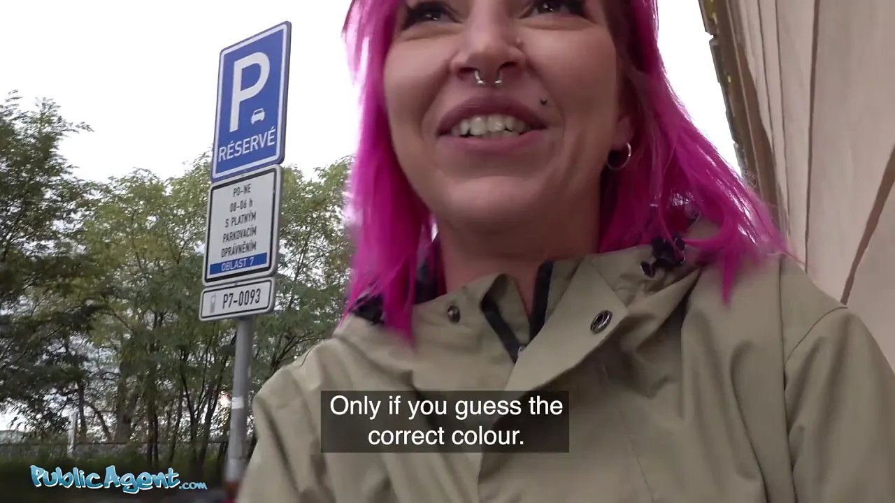 Public agent Alex Bee gets fucked in a strip club for cash