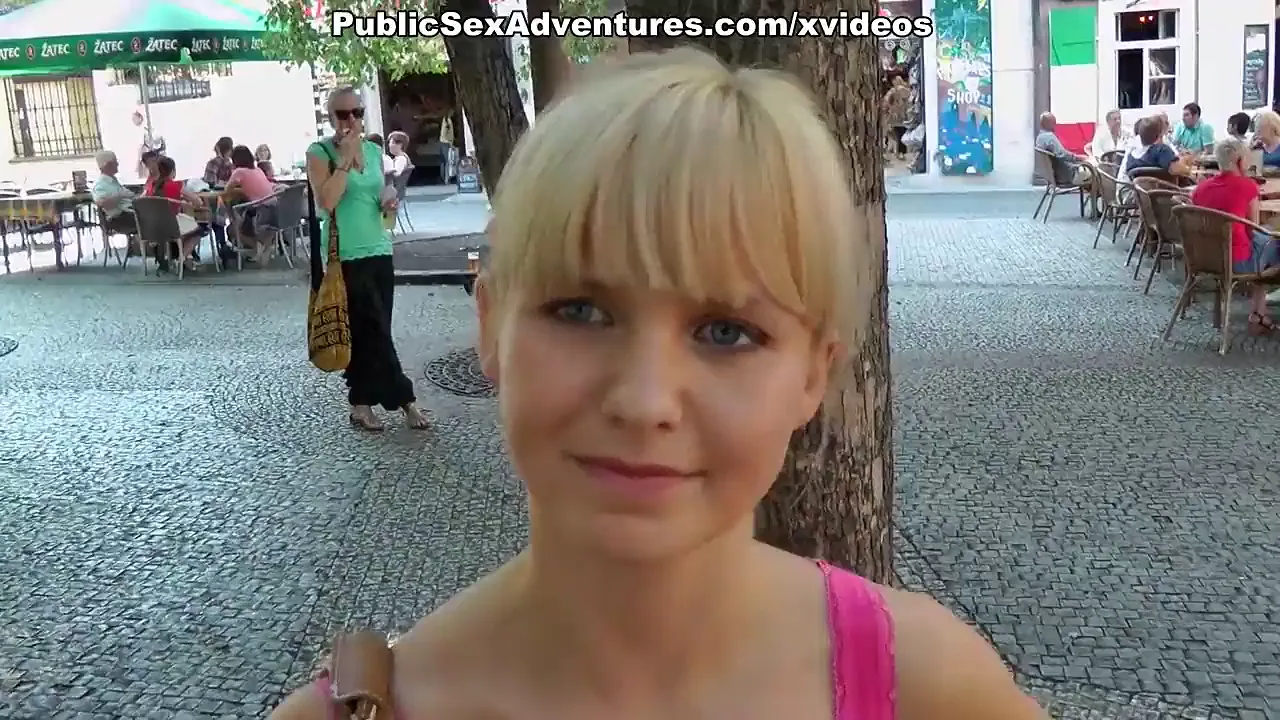 Bella Anne strips naked and has sex in the forest