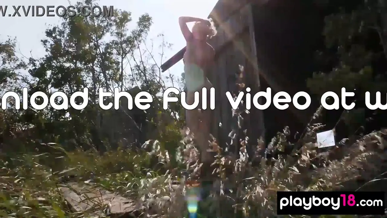 Canadian farmer MILF Jenessa Dawn strips naked outdoors