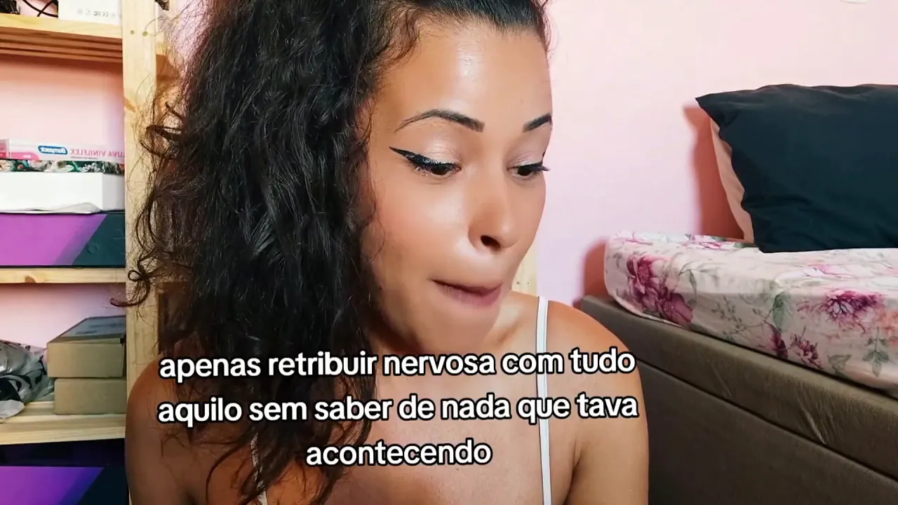 Babe brunette public video