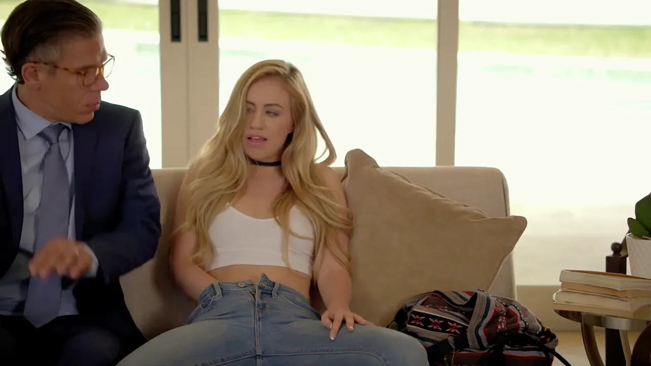 Blonde model Lyra Law gets fucked in the ass doggy style before riding Mick Blue