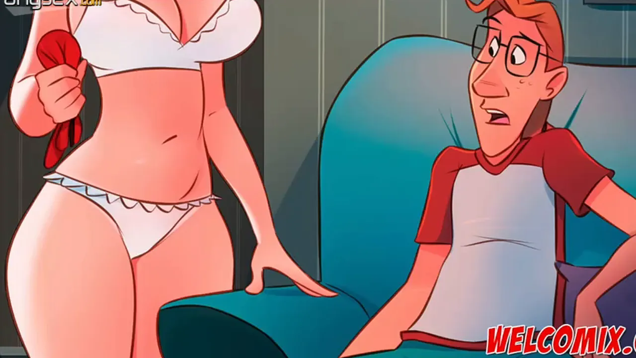 MILF cheats on her husband with big cock in naughty wedding anniversary porn comics