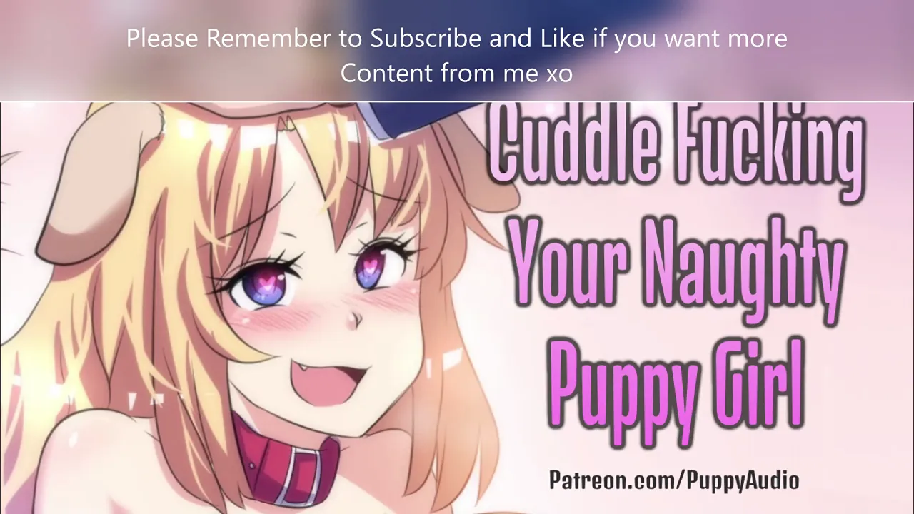 Young woman roleplays as a puppy begging for creampie in rough solo scene
