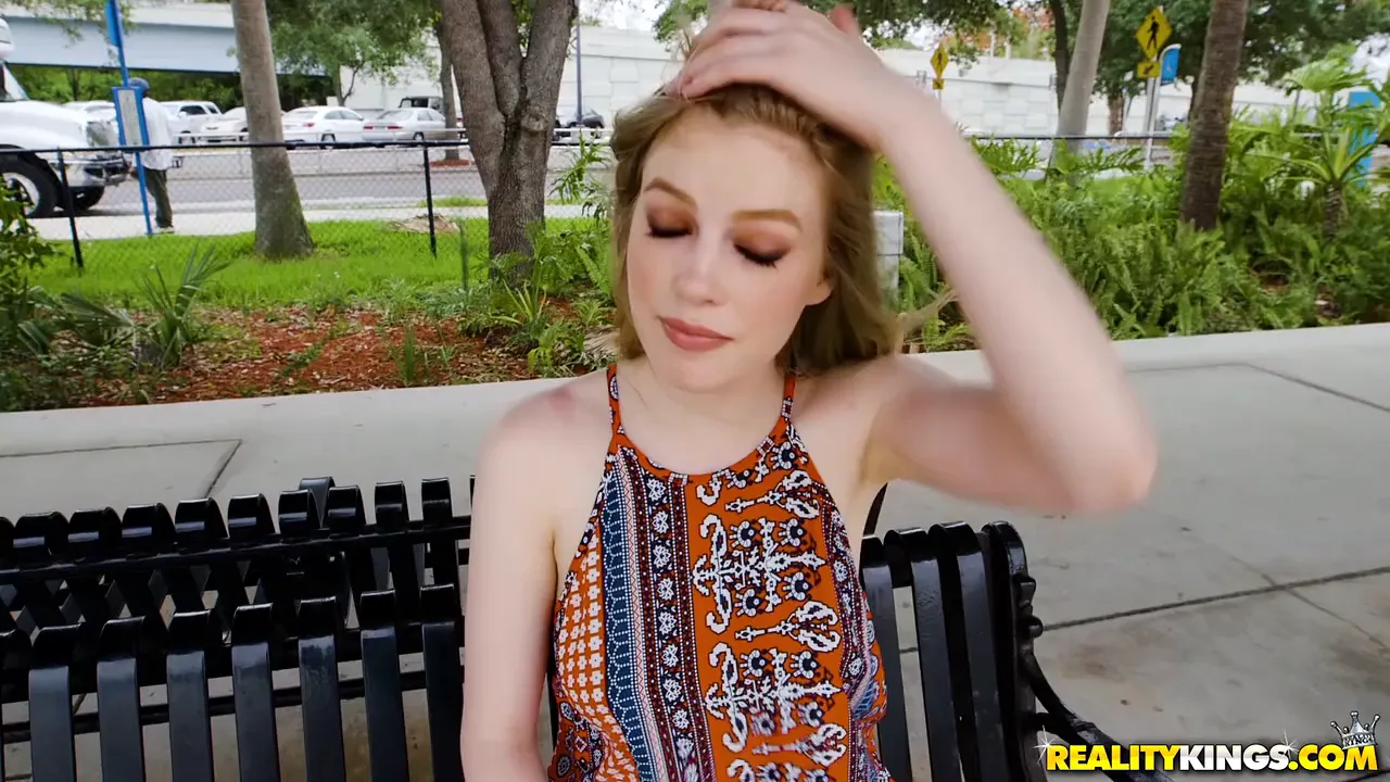 Blonde tourist Dolly Leight auditions for a porn casting at Reality Kings