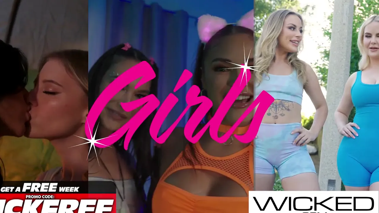 Two hot brunettes with big tits share a dildo after a rave