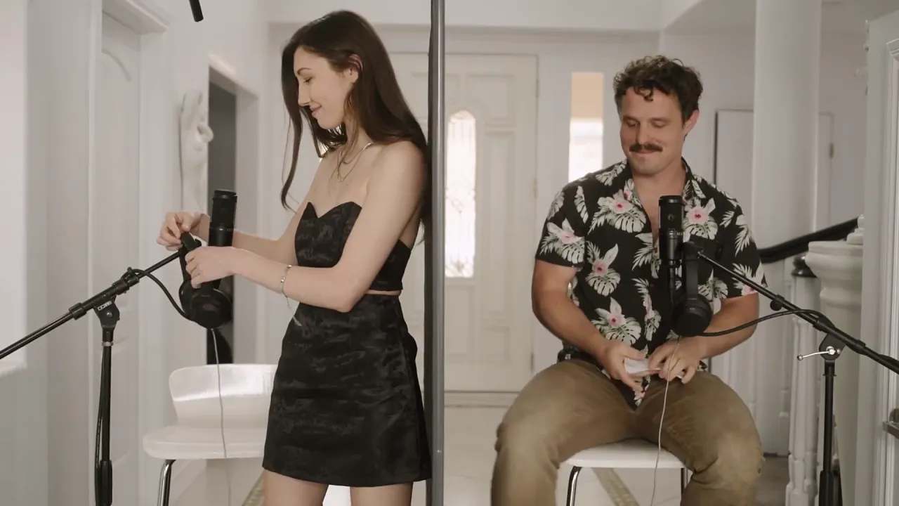 Eager brunette Maya Wolfe deepthroats and has sex with her blind date Robby Apples in a