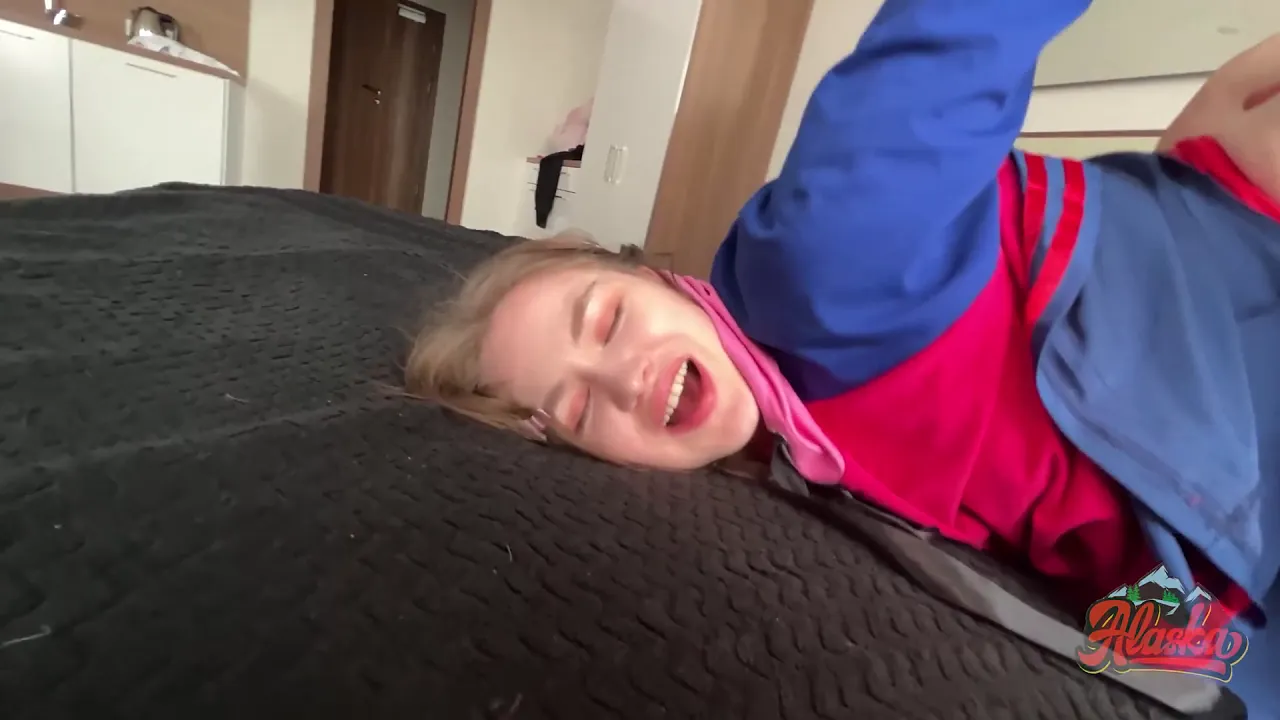 Petite yoga teacher blows and fucks student with big cock