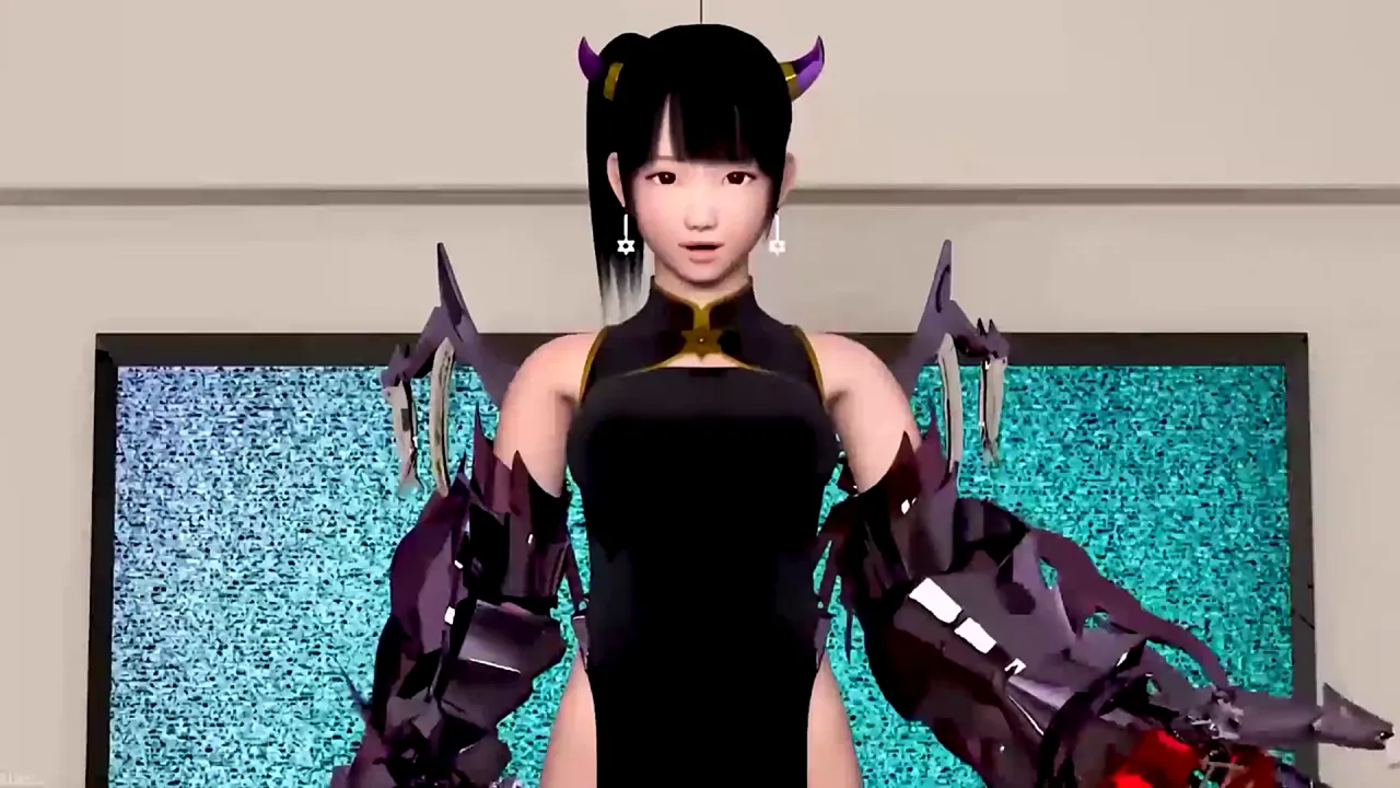 Cosplayer with big tits gets creampie and cums on face in hentai