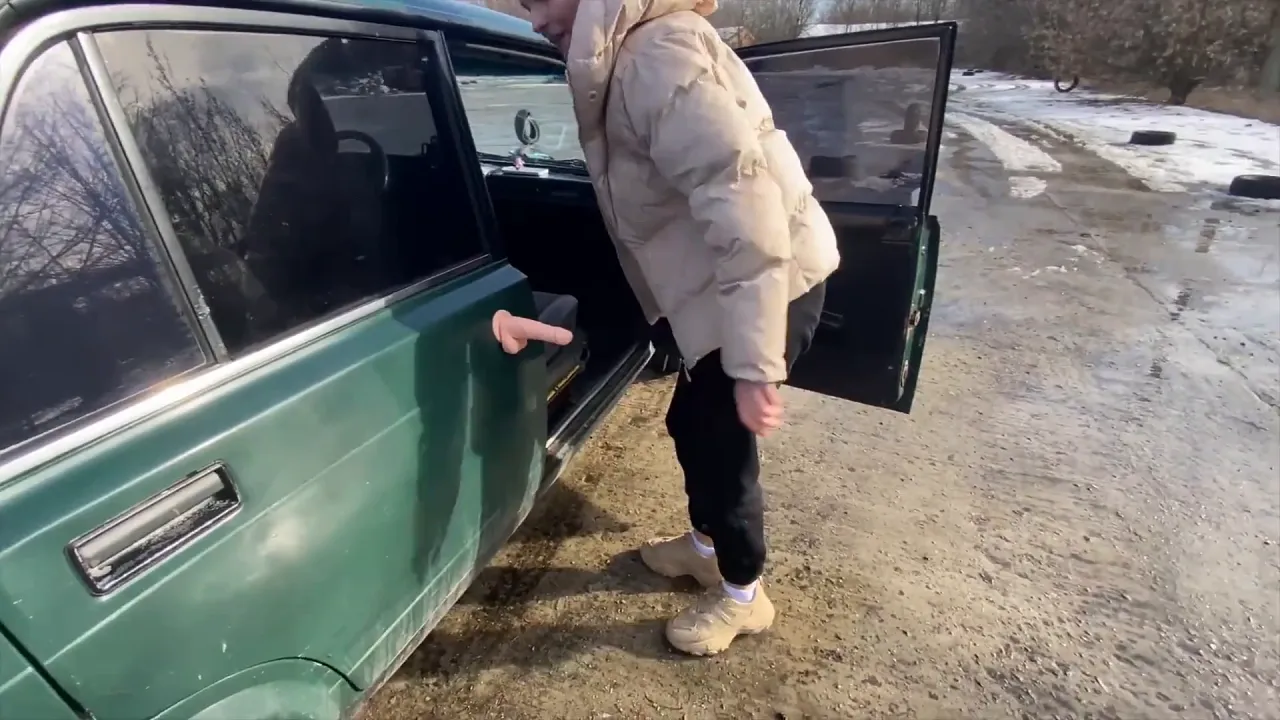 Belochka X gets her big ass fucked and creamed in public anal POV