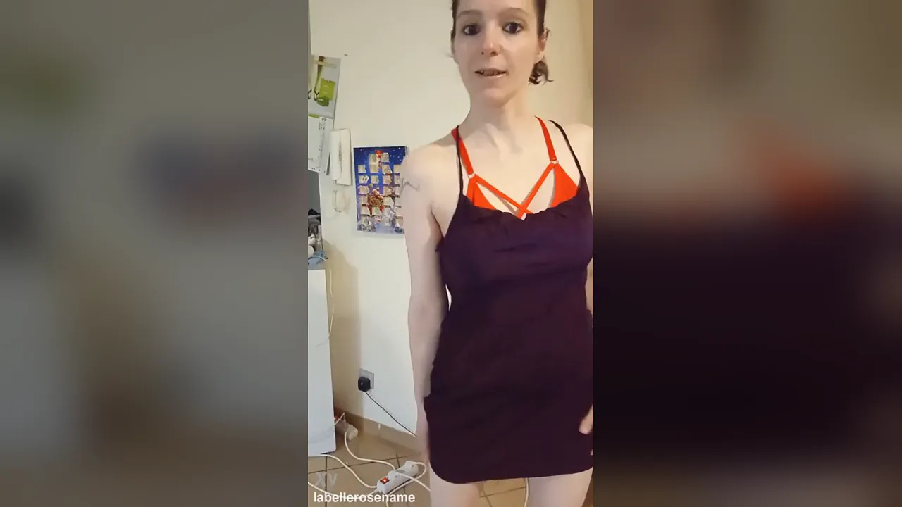 Solo striptease and masturbation by Rose